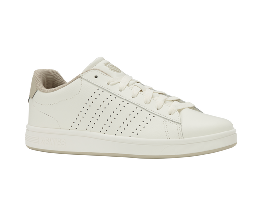 04411-127-M | COURT BASE II | SNOW WHITE/LIGHT GRAY/PEYOTE
