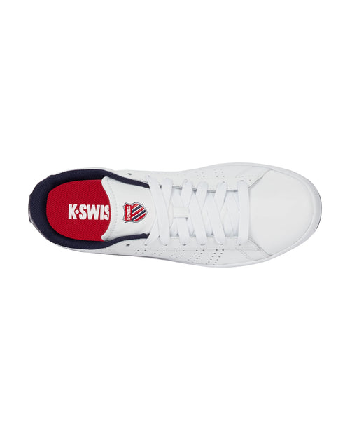 04411-130-M | COURT BASE II | WHITE/NAVY/RED - K-Swiss EU - 7