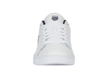 04412-983-M | COURT SHIELD II | WHITE/PEACOAT/SAMBA RED