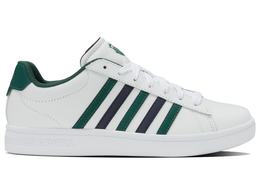 04413-129-M | COURT TIEBREAK II | WHITE/POSY GREEN/NAVAL ACADEMY