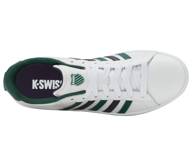 04413-129-M | COURT TIEBREAK II | WHITE/POSY GREEN/NAVAL ACADEMY