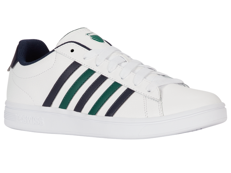 04413-984-M | COURT TIEBREAK II | WHITE/PEACOAT/RAIN FOREST