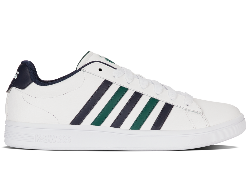 04413-984-M | COURT TIEBREAK II | WHITE/PEACOAT/RAIN FOREST