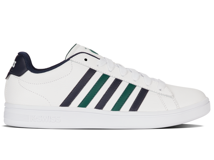 04413-984-M | COURT TIEBREAK II | WHITE/PEACOAT/RAIN FOREST