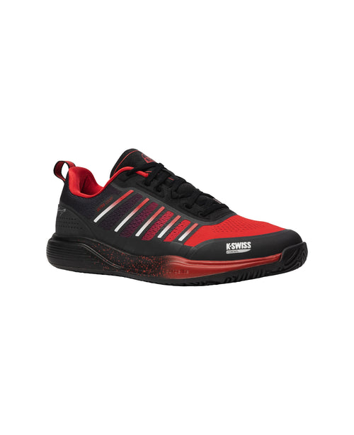 04436-927-M | ULTRA COURT PADEL | BLACK/ANTHRACITE/SANYO RED - K-Swiss EU - 2