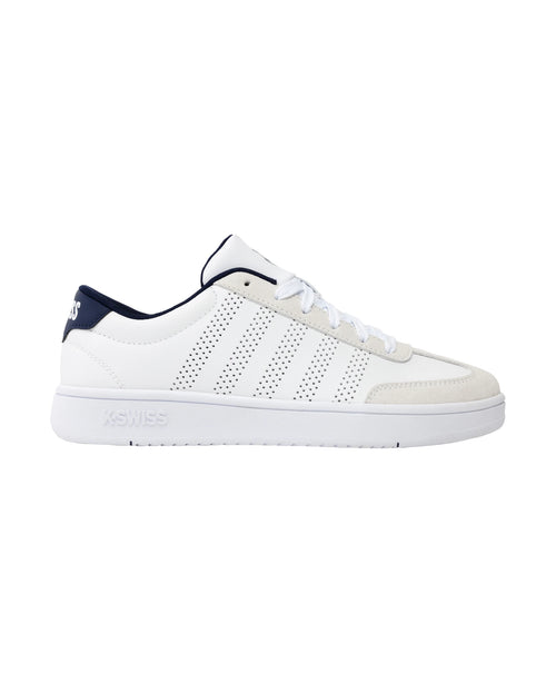 04784-124-M | COURT OPEN T-TOE | WHITE/INDIGO
