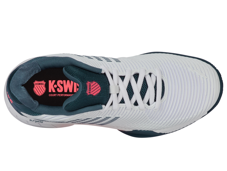 06614-129-M | HYPERCOURT EXPRESS 2 CLAY | WHITE/STARGAZER/NEON BLAZE