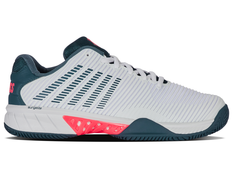 06614-129-M | HYPERCOURT EXPRESS 2 CLAY | WHITE/STARGAZER/NEON BLAZE