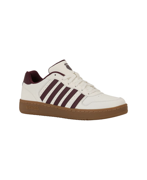 06931-122-M | COURT PALISADES | BRIGHT WHITE/FIG/GUM - K-Swiss EU - 2