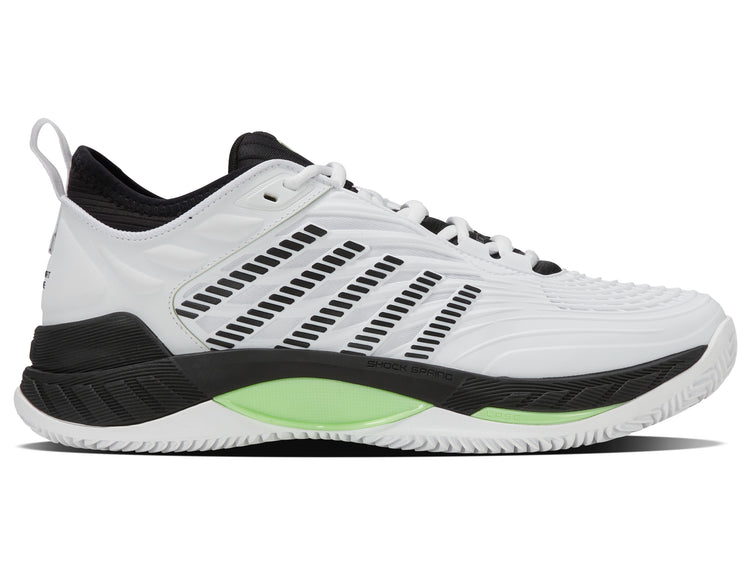 09072-184-M | HYPERCOURT SUPREME 2 CLAY | WHITE/BLACK/SOFT NEON GREEN