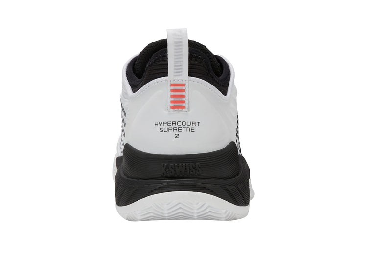 09072-184-M | HYPERCOURT SUPREME 2 CLAY | WHITE/BLACK/SOFT NEON GREEN