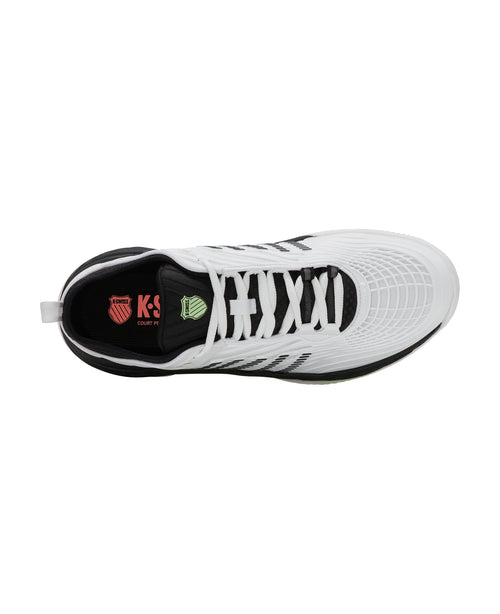 09072-184-M | HYPERCOURT SUPREME 2 CLAY | WHITE/BLACK/SOFT NEON GREEN - K-Swiss EU - 7