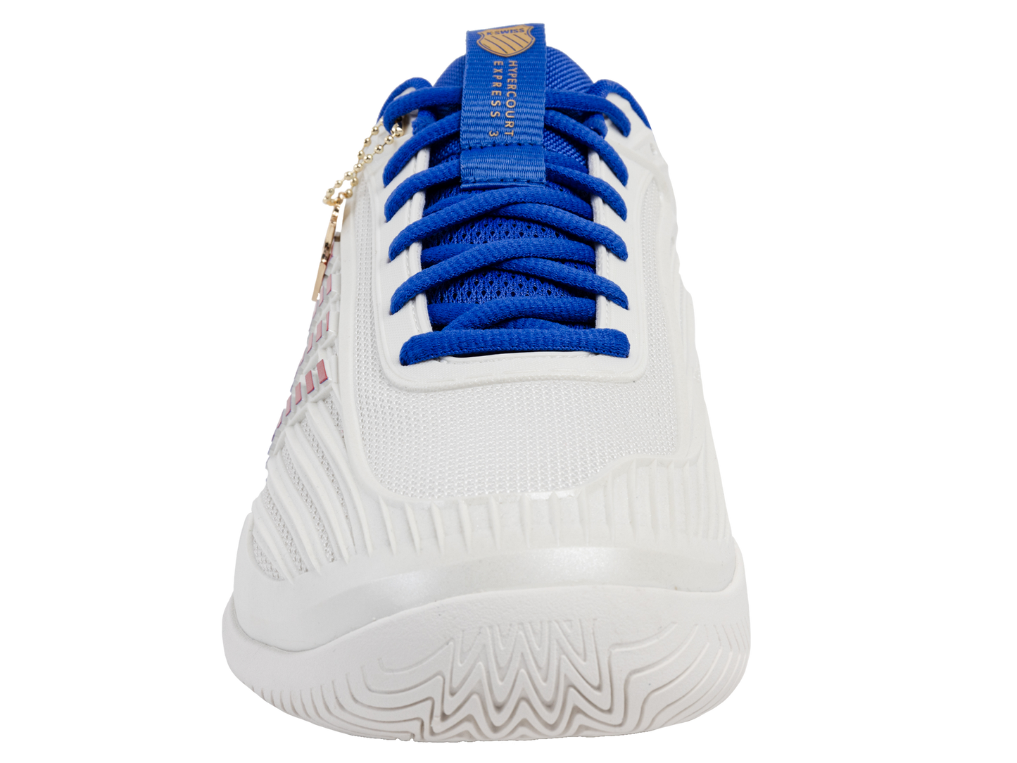 09629-104-M | HYPERCOURT EXPRESS 3 60TH | WIMBLEDON WHITE/DAZZLING BLUE/SILVER/MARS RED
