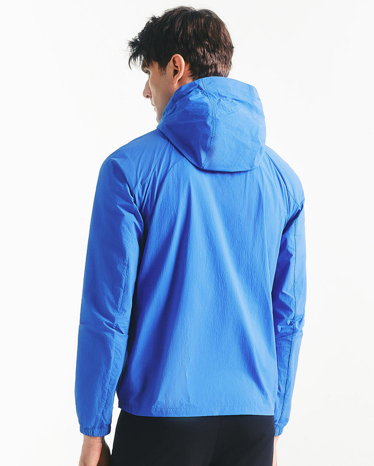 1011556-428 | HOODED JACKET 'TENNIS CLUB' | BLUE