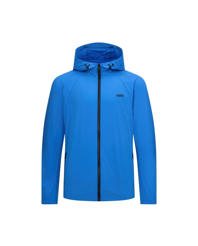 1011556-428 | HOODED JACKET 'TENNIS CLUB' | BLUE