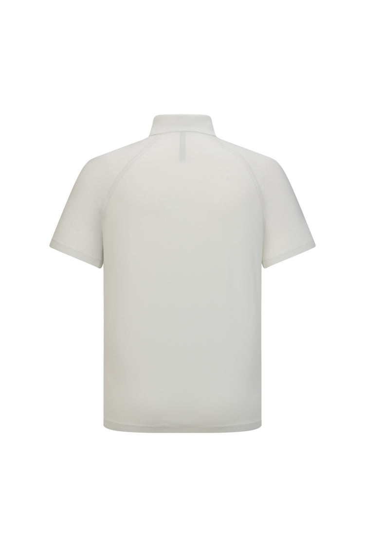 1011563-139 | MEN'S K-SWISS LOGO POLO SHIRT | OFF-WHITE