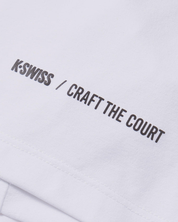 1011568-101 | T-SHIRT 'CRAFT THE COURT' QUICK-DRY UPF50+ | WHITE