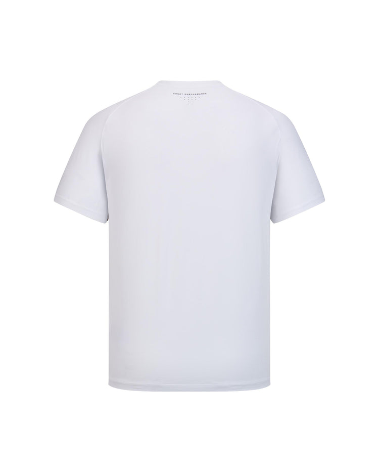 1011568-101 | T-SHIRT 'CRAFT THE COURT' QUICK-DRY UPF50+ | WHITE