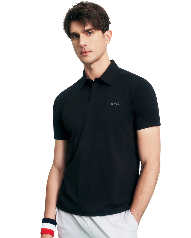 1011571-008 | MEN'S UPF50+ SWEAT ABSORB QUICK-DRY POLO SHIRT | BLACK