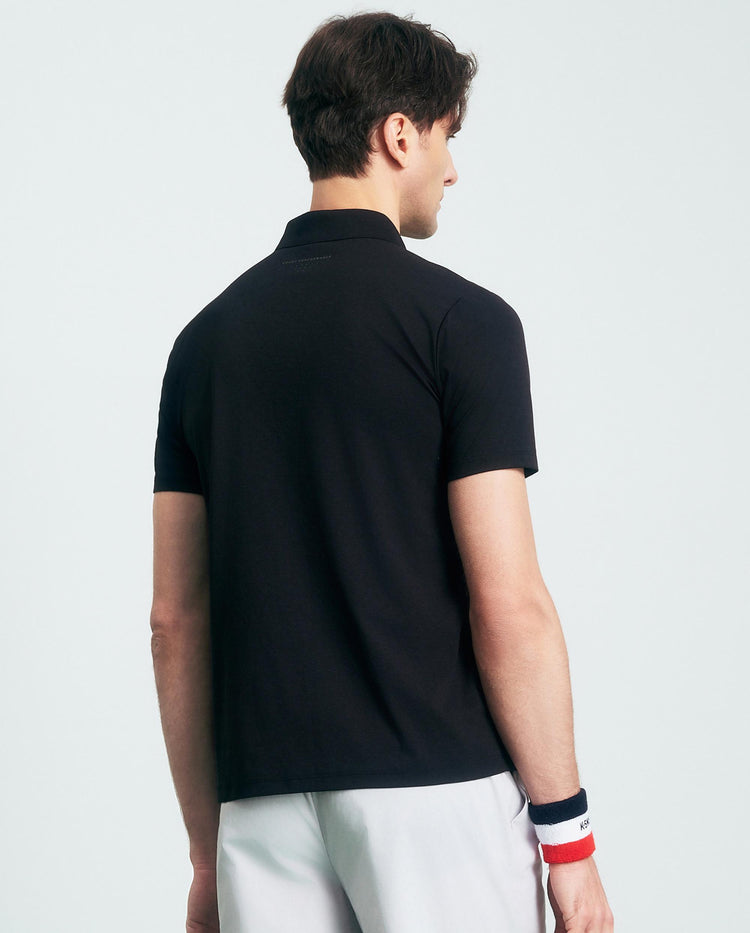 1011571-008 | MEN'S UPF50+ SWEAT ABSORB QUICK-DRY POLO SHIRT | BLACK
