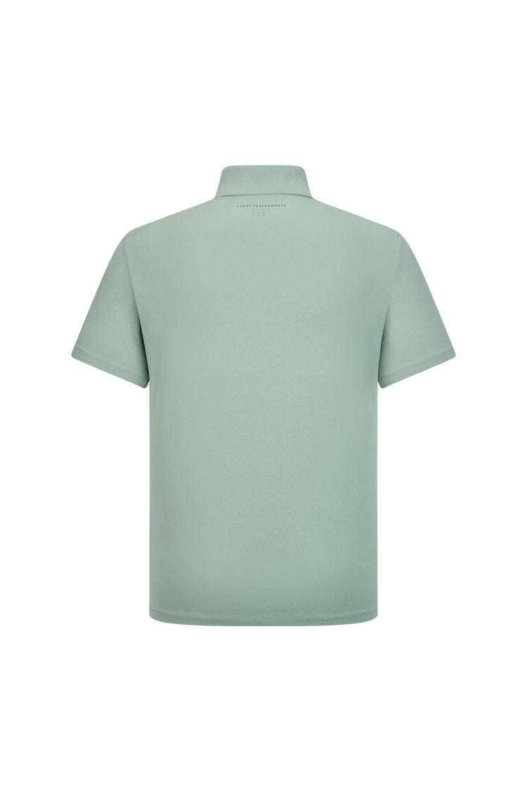 1011571-315 | MEN'S UPF50+ SWEAT ABSORB QUICK-DRY POLO SHIRT | GREEN