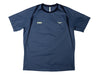 1012020-417 | RUBLEV US OPEN SHIRT | BLUE/YELLOW