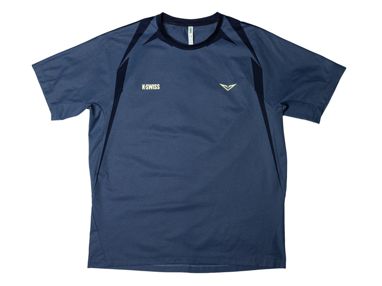 1012020-417 | RUBLEV US OPEN SHIRT | BLUE/YELLOW