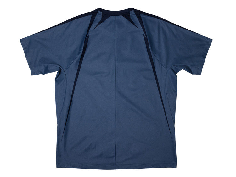 1012020-417 | RUBLEV US OPEN SHIRT | BLUE/YELLOW