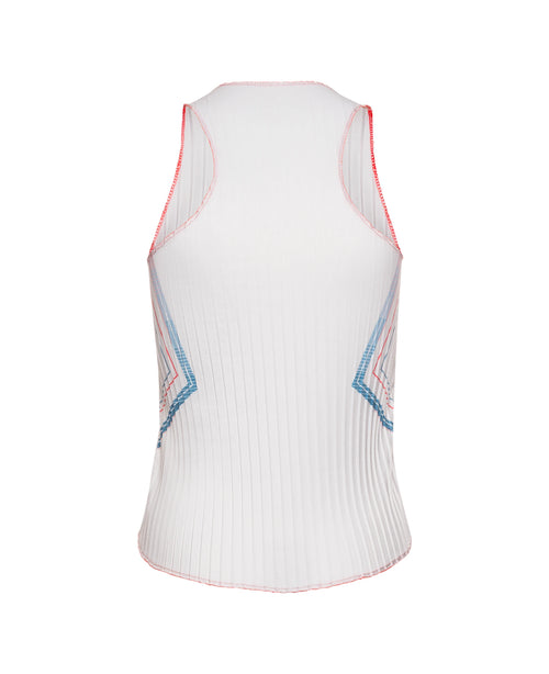 196048-100 | SCULPT PLEATED TANK | WHITE - K-Swiss EU - 2