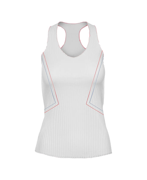Pleated V-Neck Tank - K-Swiss EU - 1