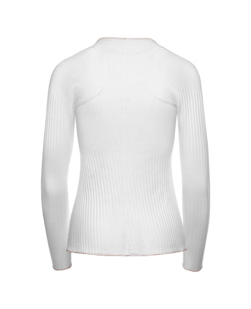 196052-100 | PLEATED L/S CREW | WHITE - K-Swiss EU - 2