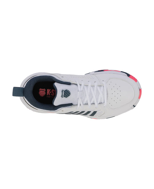 54428-129-M | COURT EXPRESS 2 | WHITE/STARGAZER/NEON BLAZE - K-Swiss EU - 7