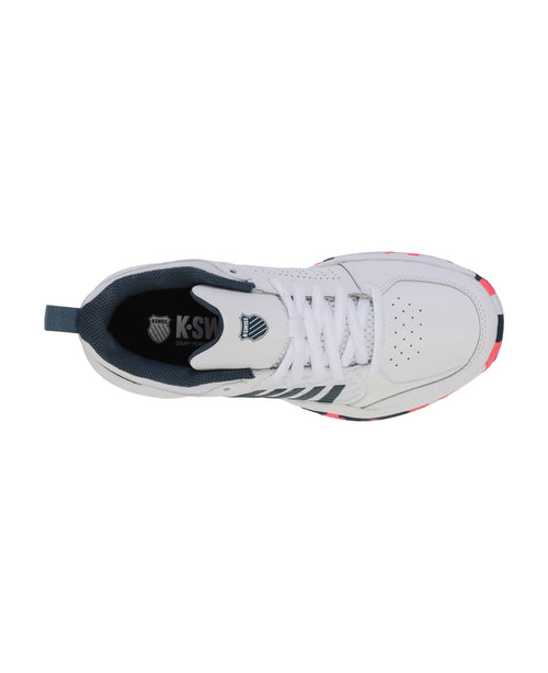 84428-129-M | COURT EXPRESS 2 | WHITE/STARGAZER/NEON BLAZE - K-Swiss EU - 7