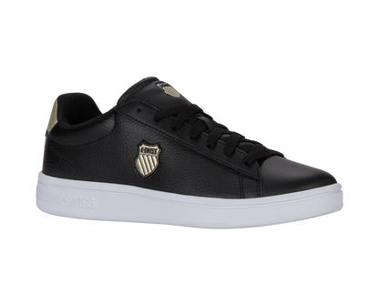94412-015-M | COURT SHIELD II | BLACK/CHAMPAGNE/WHITE