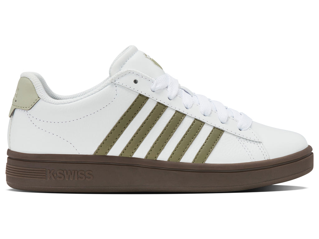 94413-152-M | COURT TIEBREAK II | WHITE/BURNT OLIVE/COLA GUM/ALFALFA