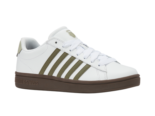 94413-152-M | COURT TIEBREAK II | WHITE/BURNT OLIVE/COLA GUM/ALFALFA