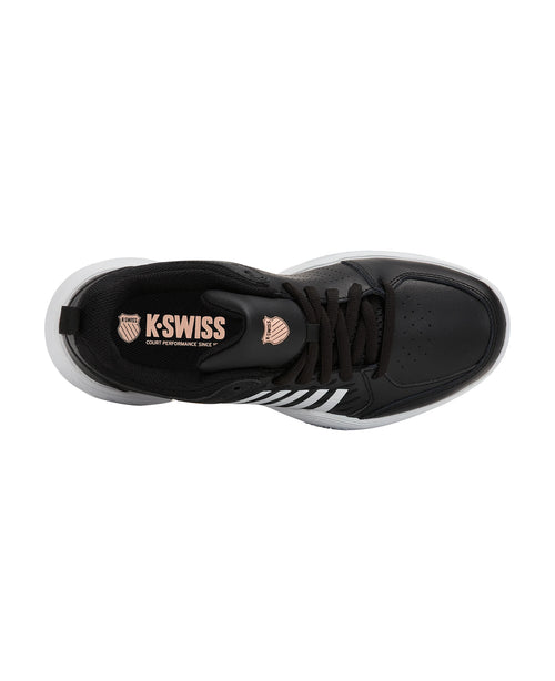 94429-078-M | COURT EXPRESS 2 CLAY | BLACK/WHITE/PEACH PARFAIT - K-Swiss EU - 7