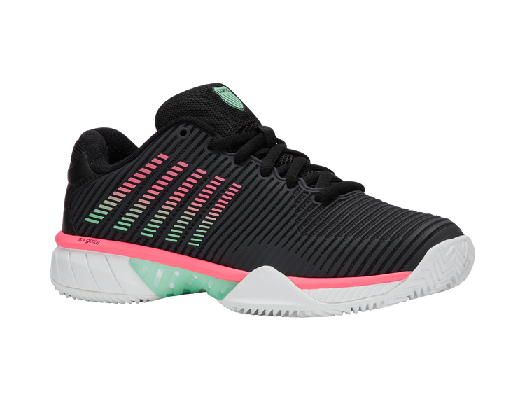 96614-037-M | HYPERCOURT EXPRESS 2 CLAY | BLACK/WHITE/NEON MINT