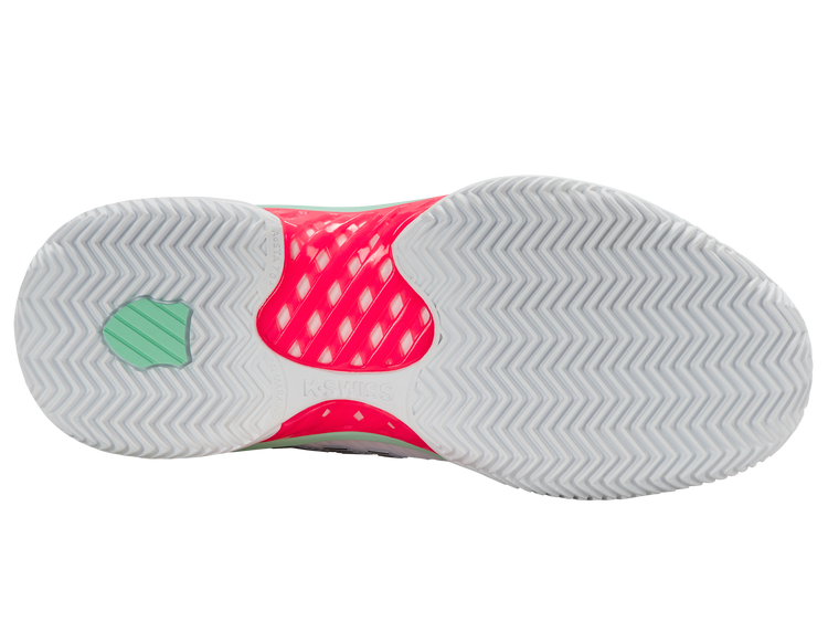 96614-178-M | HYPERCOURT EXPRESS 2 CLAY | WHITE/NEON PASTEL PINK/BLACK