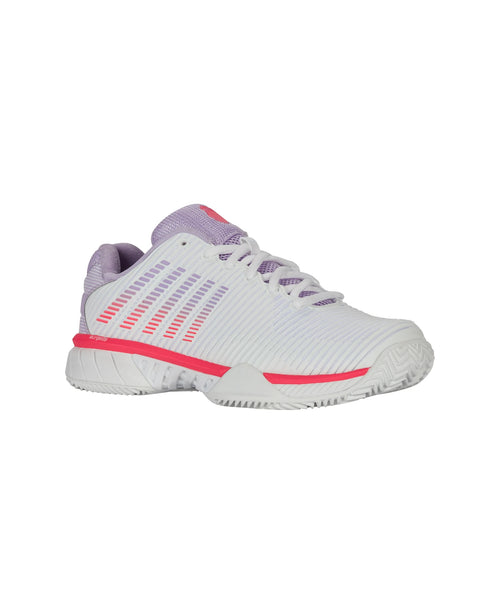 96614-182-M | HYPERCOURT EXPRESS 2 CLAY | WHITE/ORCHID PETAL/NEON BLAZE - K-Swiss EU - 2