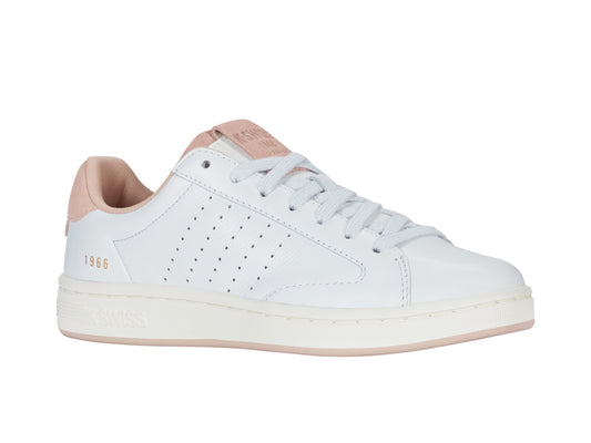 97263-190-M | LOZAN KLUB LTH | WHITE/CAMEO ROSE/SNOW WHITE
