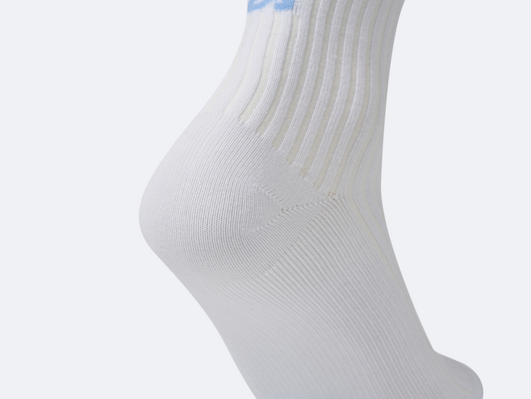 SX9402-161 | HIGH CREW SOCKS | WHITE/BLUE