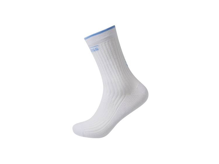SX9402-161 | HIGH CREW SOCKS | WHITE/BLUE